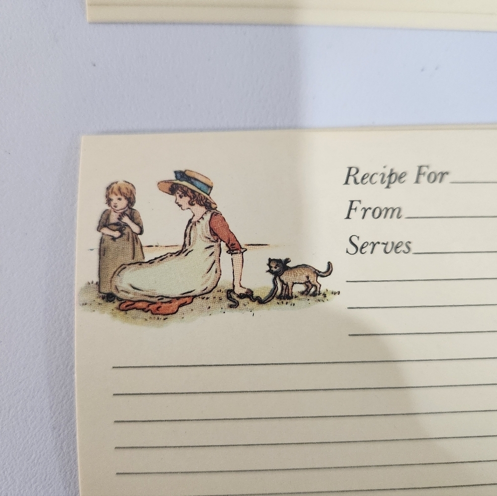 30 Vintage Recipe Cards with Illustrations - Picture 8 of 10